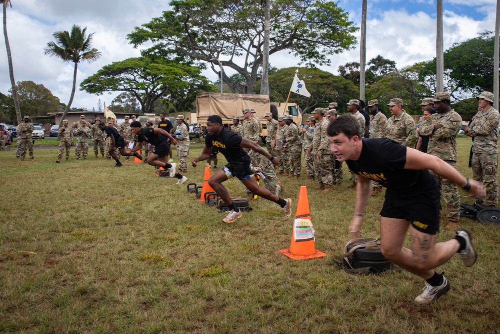 524th DSSB Companies Compete in AFT Event