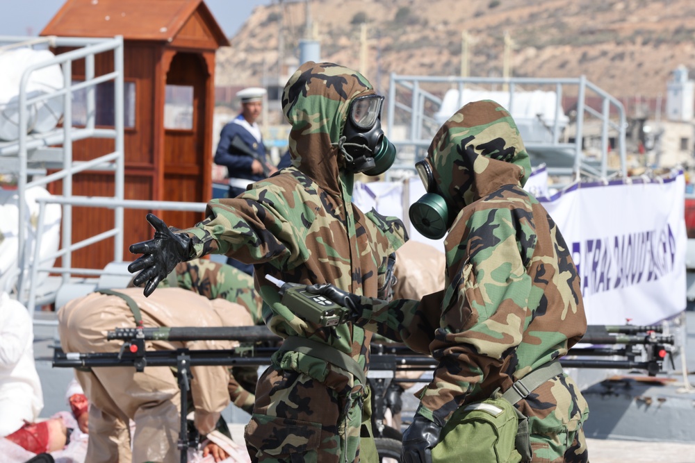 US, Ghana, Morocco Special Forces demonstrate maritime assault and explosive chemical attack operations at African Lion 2025