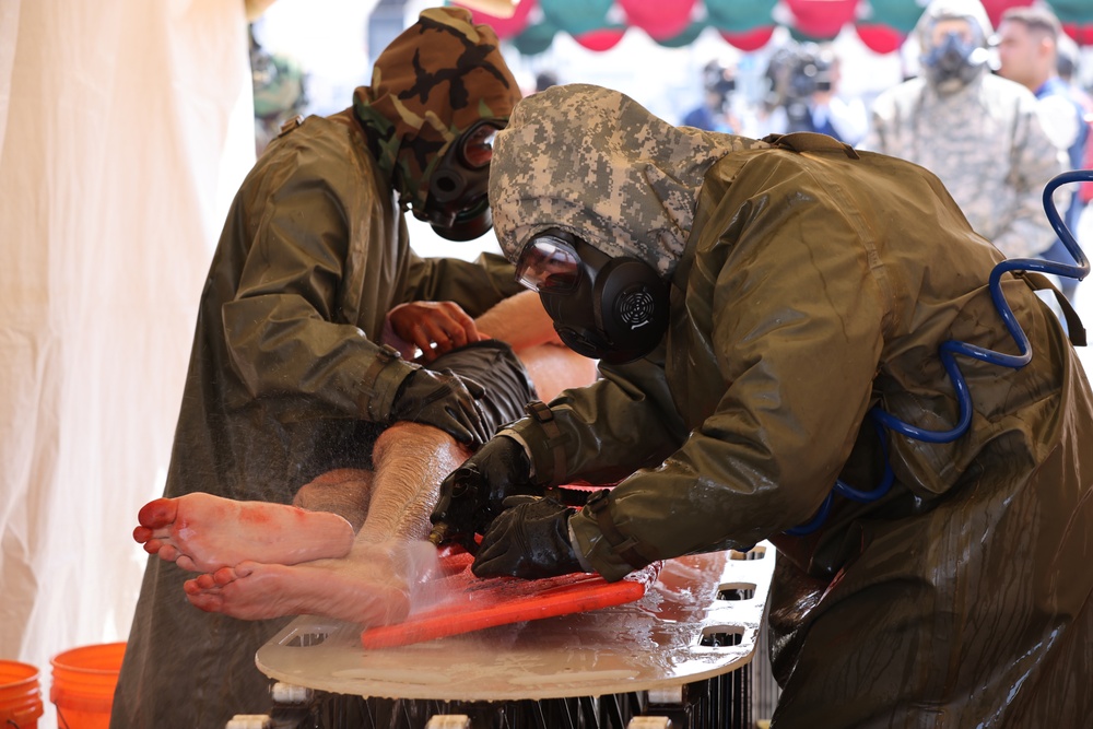 U.S., Ghanaian, and Moroccan Special Forces demonstrate maritime assault and explosive chemical attack operations during African Lion 2025