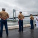 USS New York arrives for Fleet Week New York 2025