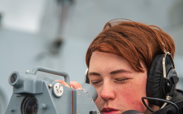 USS New York arrives for Fleet Week New York 2025