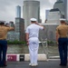 USS New York arrives for Fleet Week New York 2025