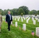 Secretary of the Army, Hon. Dan Driscoll, participates in the Flags In at Arlington National Cemetery
