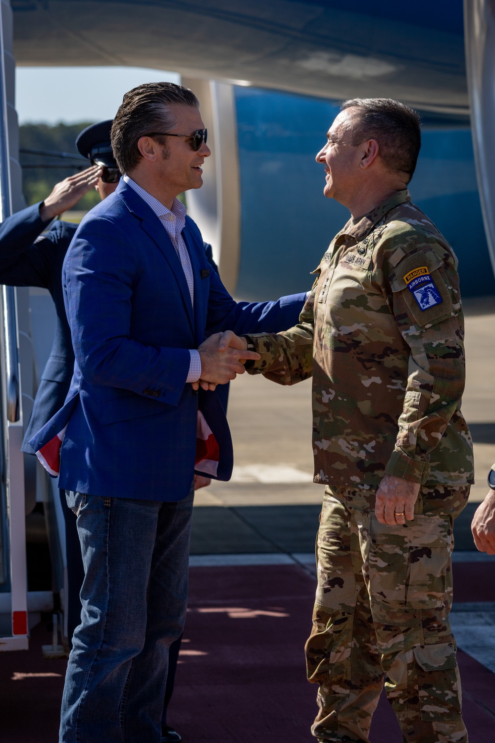 U.S. Secretary of Defense Pete Hegseth visits Fort Bragg for All American Week