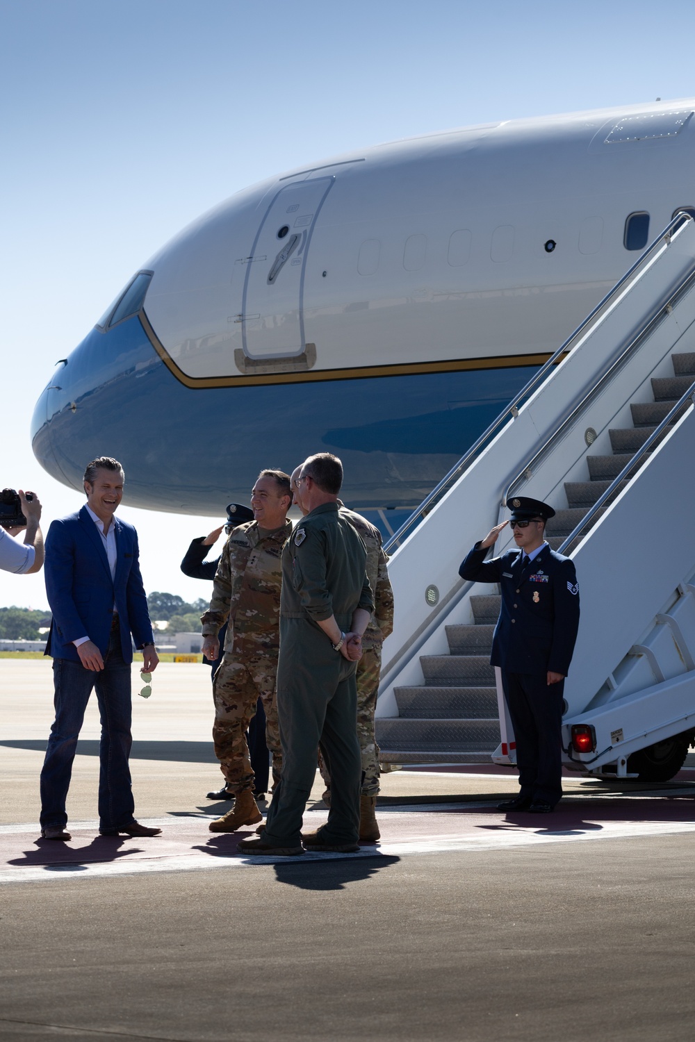 U.S. Secretary of Defense Pete Hegseth visits Fort Bragg for All American Week