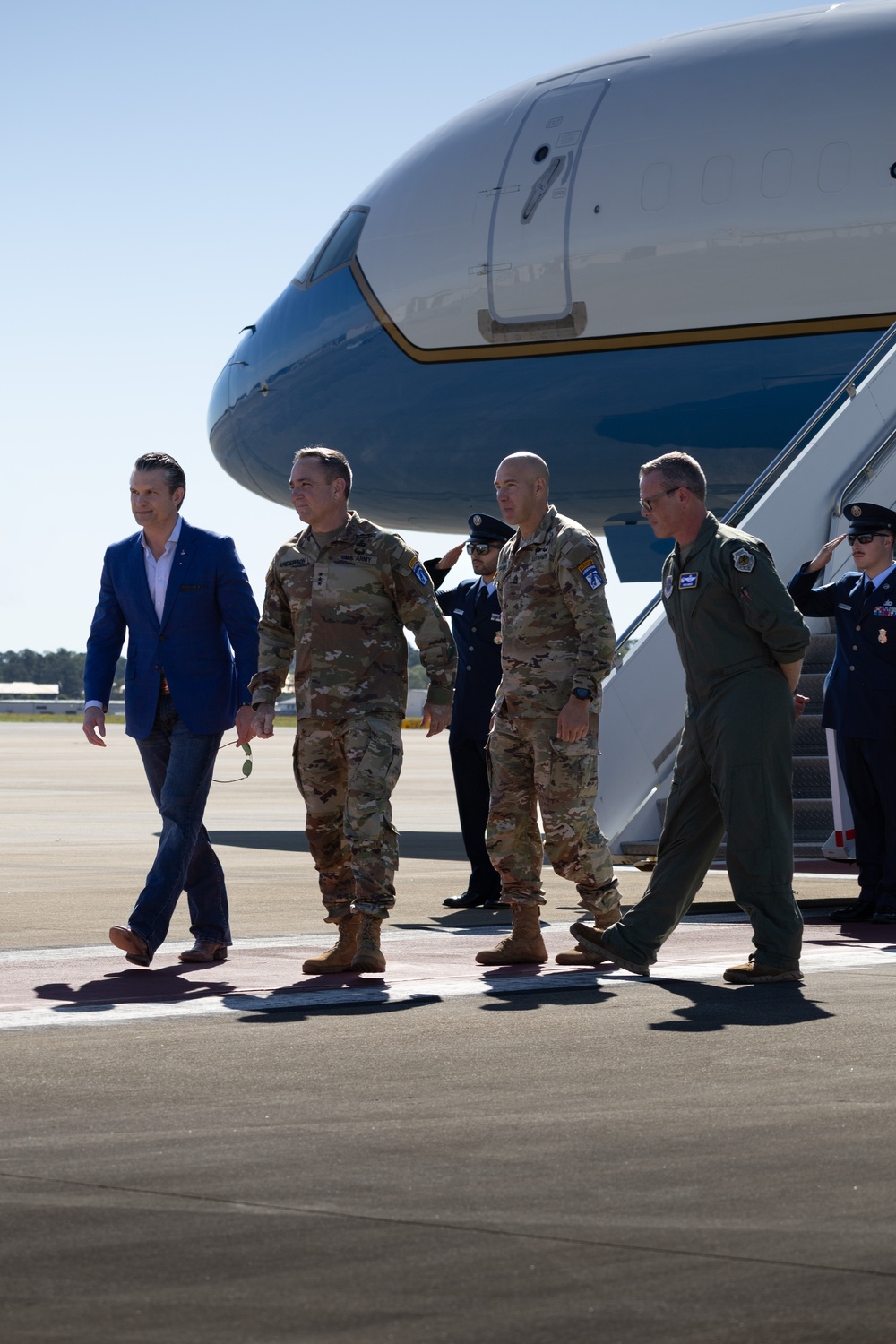 U.S. Secretary of Defense Pete Hegseth visits Fort Bragg for All American Week