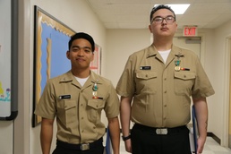 Two Navy Hospital Corpsmen Honored for their Swift Response at NAS Lemoore