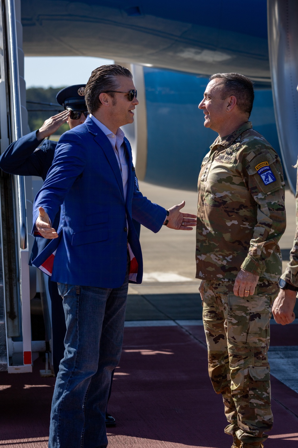 U.S. Secretary of Defense Pete Hegseth visits Fort Bragg for All American Week