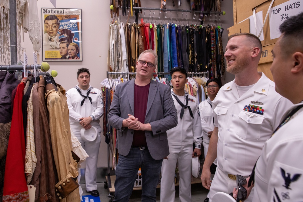 U.S. Sailors tour Fox Studios for Los Angeles Fleet Week