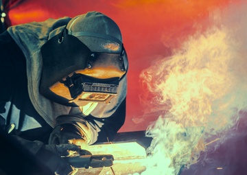 Sparks of Readiness: Welders at Work in Pearl Harbor