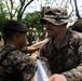 U.S. Marines with 1st Battalion 25th Marine Regiment train for jungle survival training