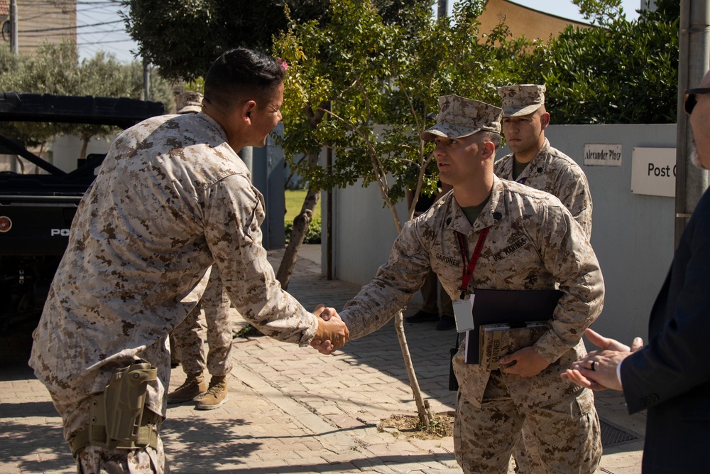 SMMC Ruiz visits U.S. Consulate General Erbil