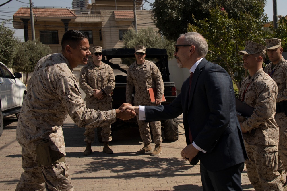 SMMC Ruiz visits U.S. Consulate General Erbil