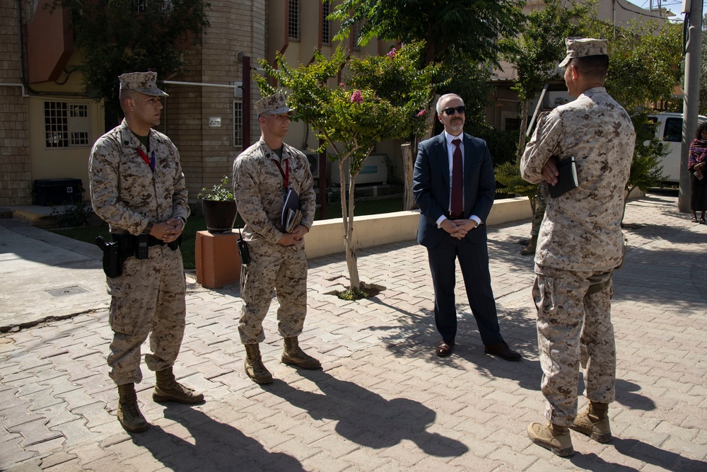 SMMC Ruiz visits U.S. Consulate General Erbil