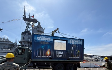 Seabees from NMCB-4 and UCT-2 Showcase Naval Construction Capabilities During Fleet Week 2025 Kickoff