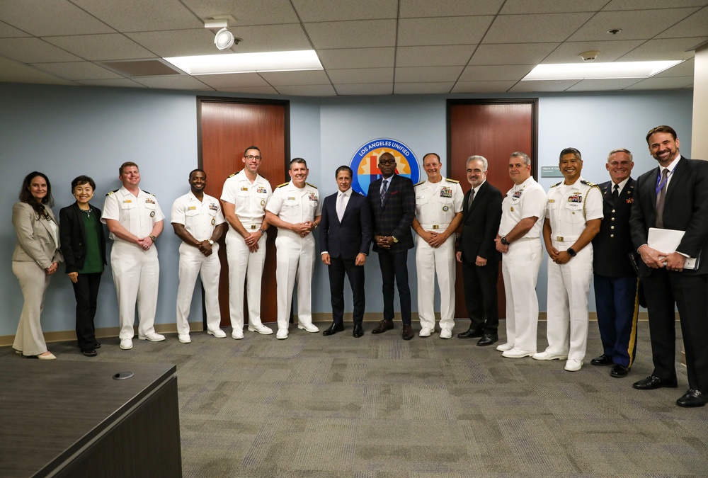 Navy Leadership Meets with LAUSD During LA Fleet Week
