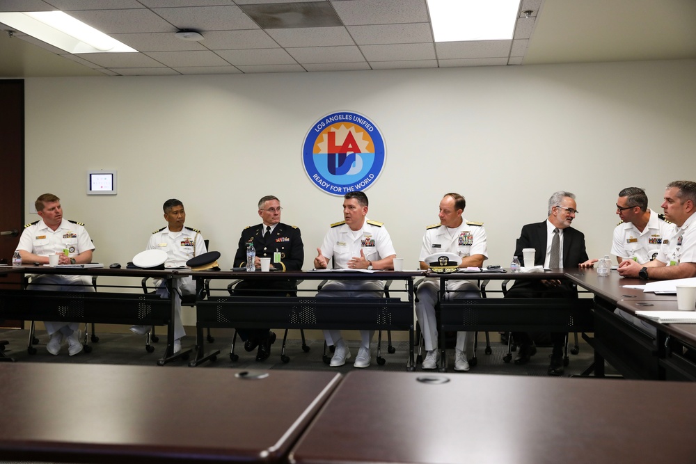 Navy Leadership Meets with LAUSD During LA Fleet Week