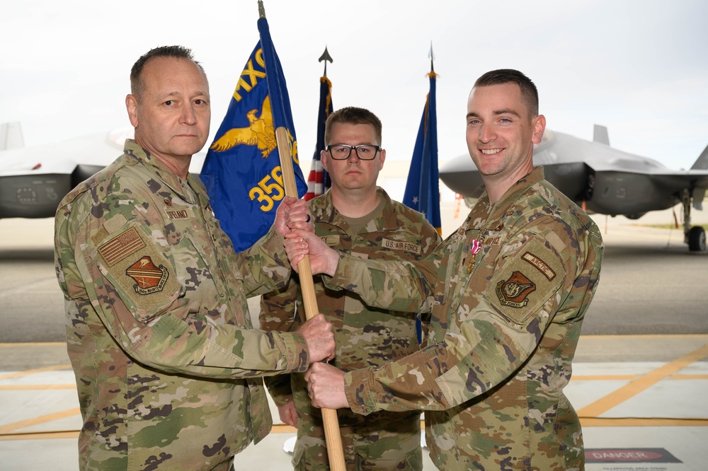 356th FGS Change of Command
