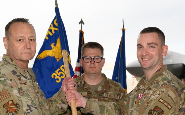 356th FGS Change of Command