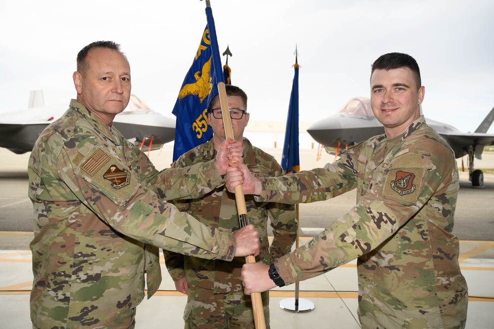 356th FGS Change of Command