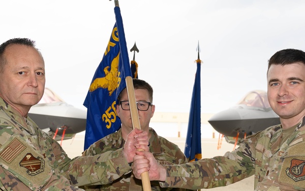 356th FGS Change of Command