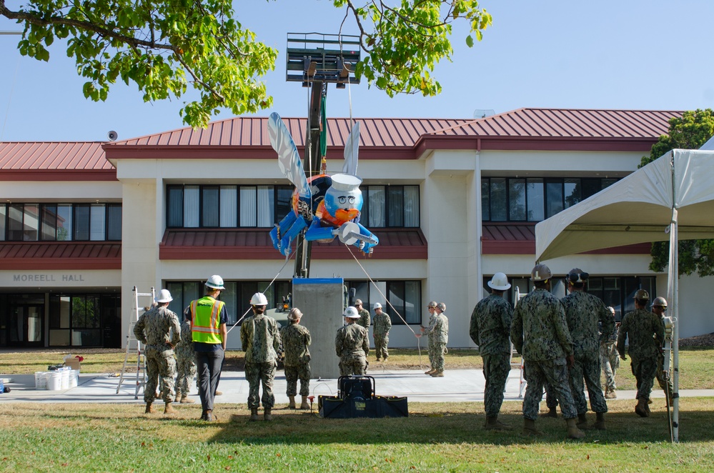 Seabees Place Seabee Statue