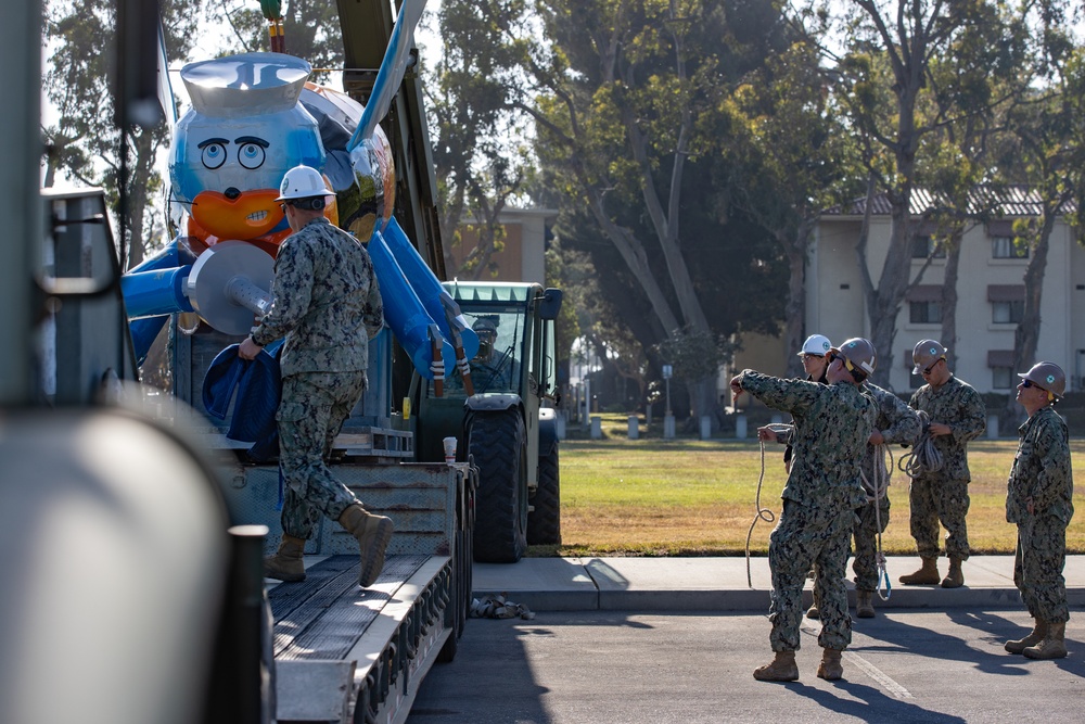 Seabees Place Seabee Statue