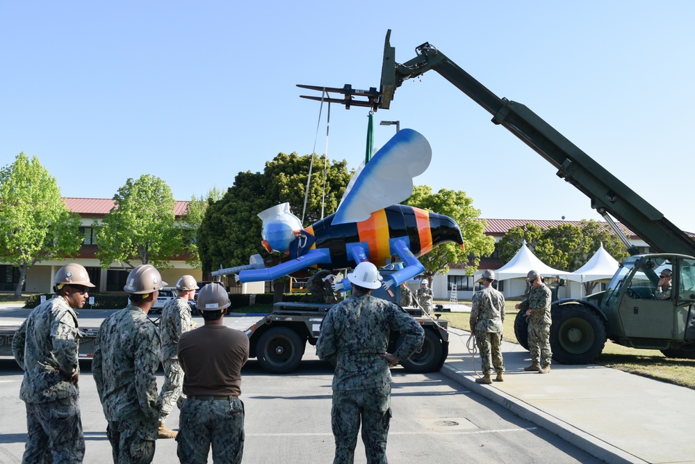 Seabees Place Seabee Statue