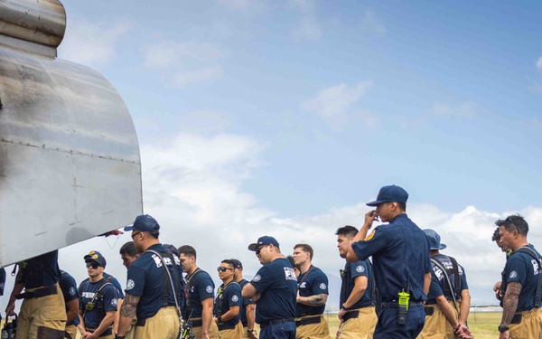 CNRH Firefighters Conduct Live Burn Training