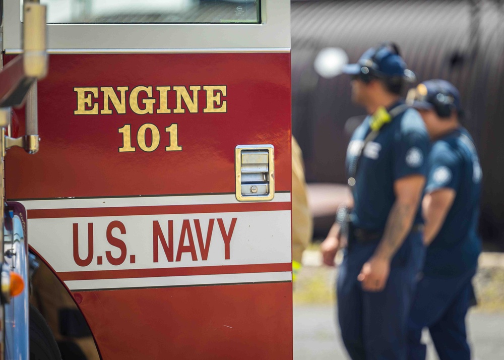 CNRH Firefighters Conduct Live Burn Training