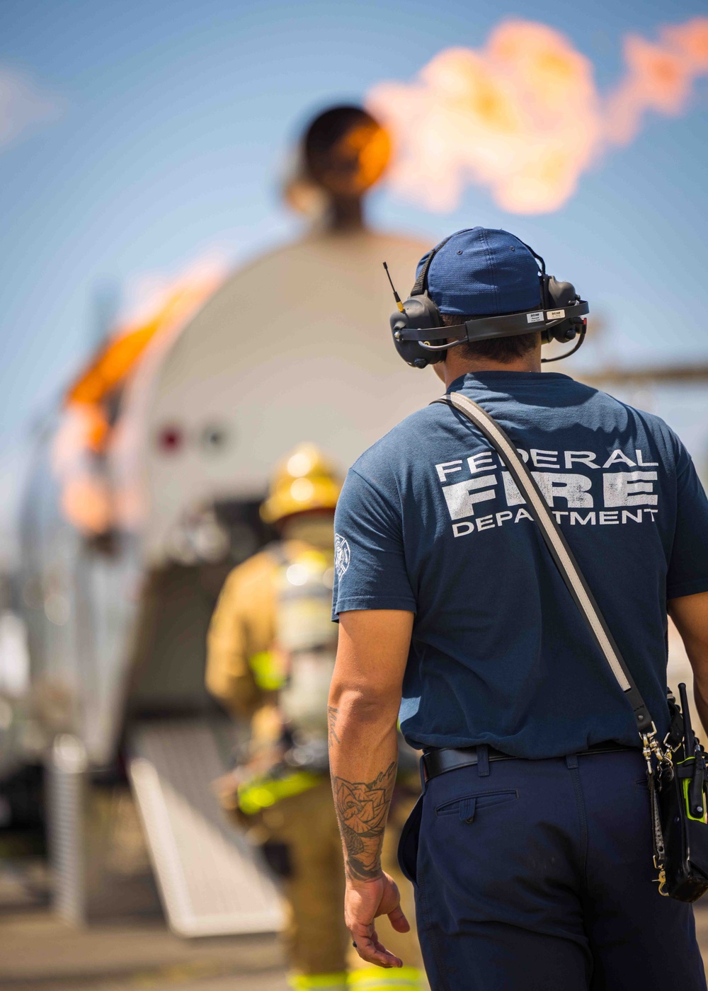 CNRH Firefighters Conduct Live Burn Training