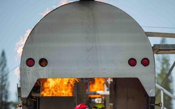 CNRH Firefighters Conduct Live Burn Training