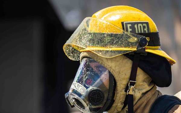 CNRH Firefighters Conduct Live Burn Training