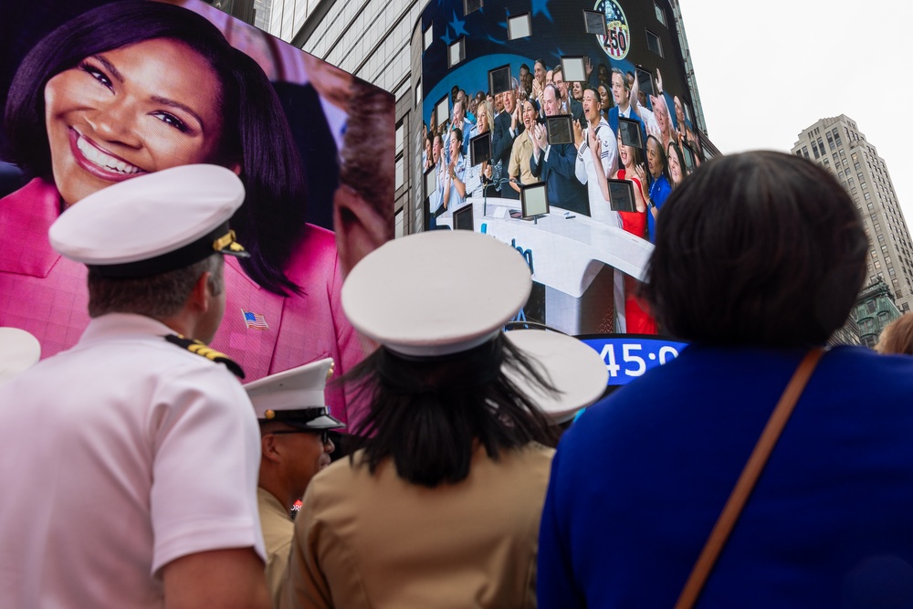 Fleet Week New York 2025: NASDAQ Opening Bell Ceremony