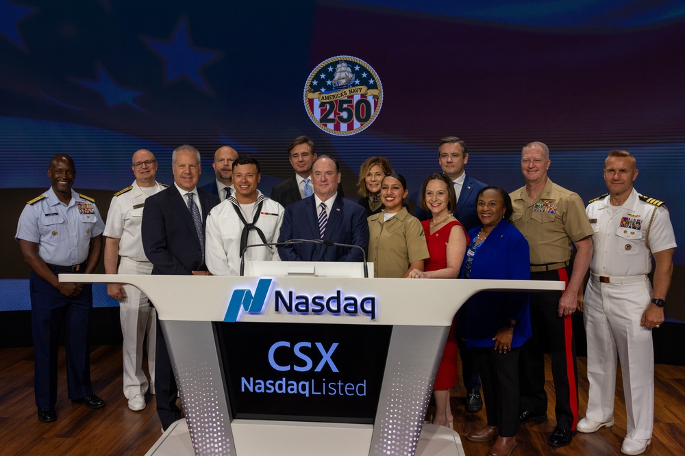 Fleet Week New York 2025: NASDAQ Opening Bell Ceremony