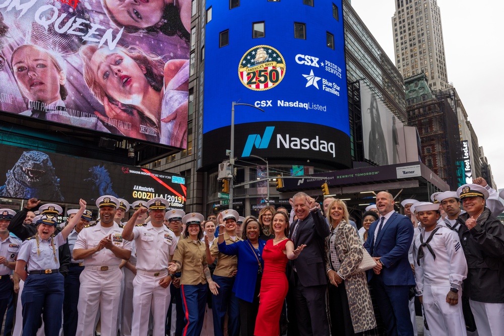 Fleet Week New York 2025: NASDAQ Opening Bell Ceremony