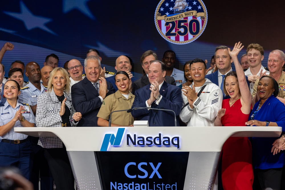 Fleet Week New York 2025: NASDAQ Opening Bell Ceremony