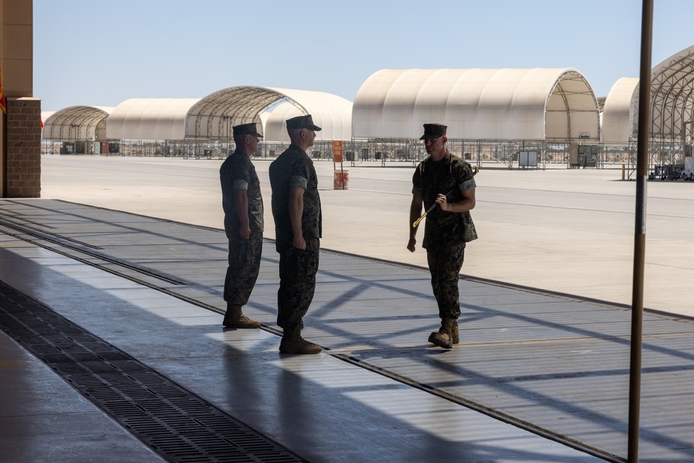 VMFA-225 conducts a relief and appointment ceremony