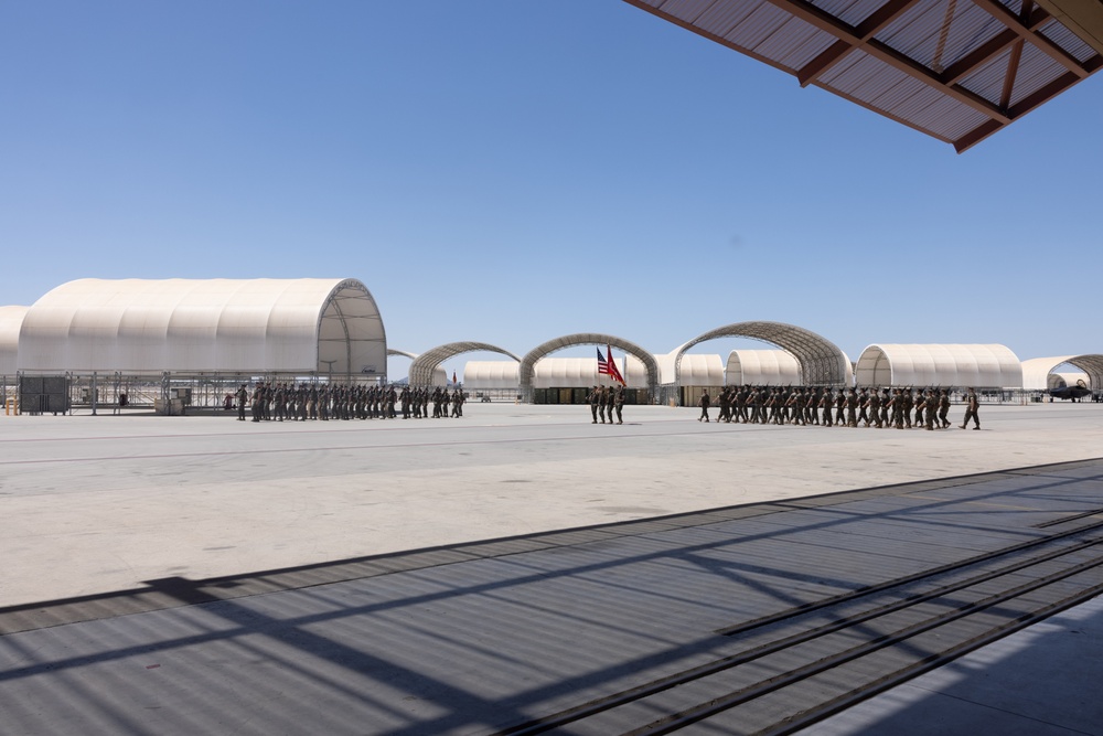 VMFA-225 conducts a relief and appointment ceremony