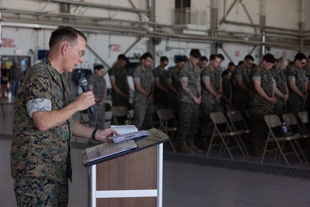 VMFA-225 conducts a relief and appointment ceremony