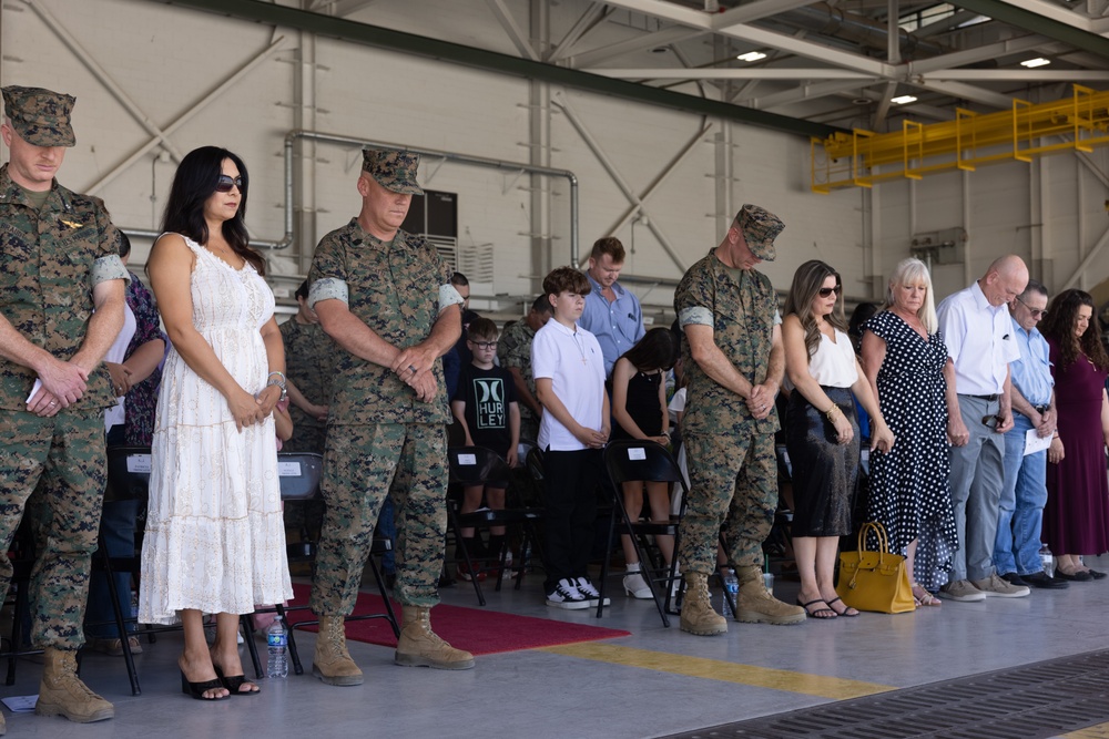 VMFA-225 conducts a relief and appointment ceremony