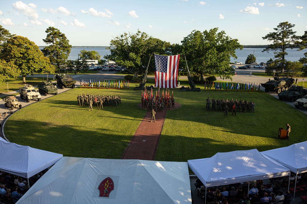 2d Marine Division Commanding General Change of Command