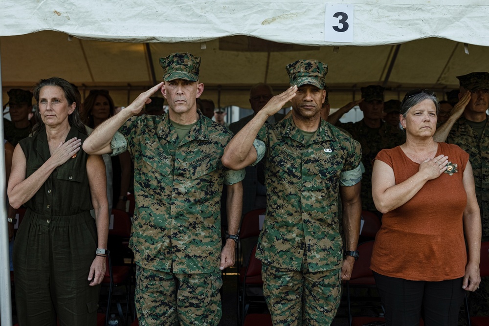 2d Marine Division Commanding General Change of Command