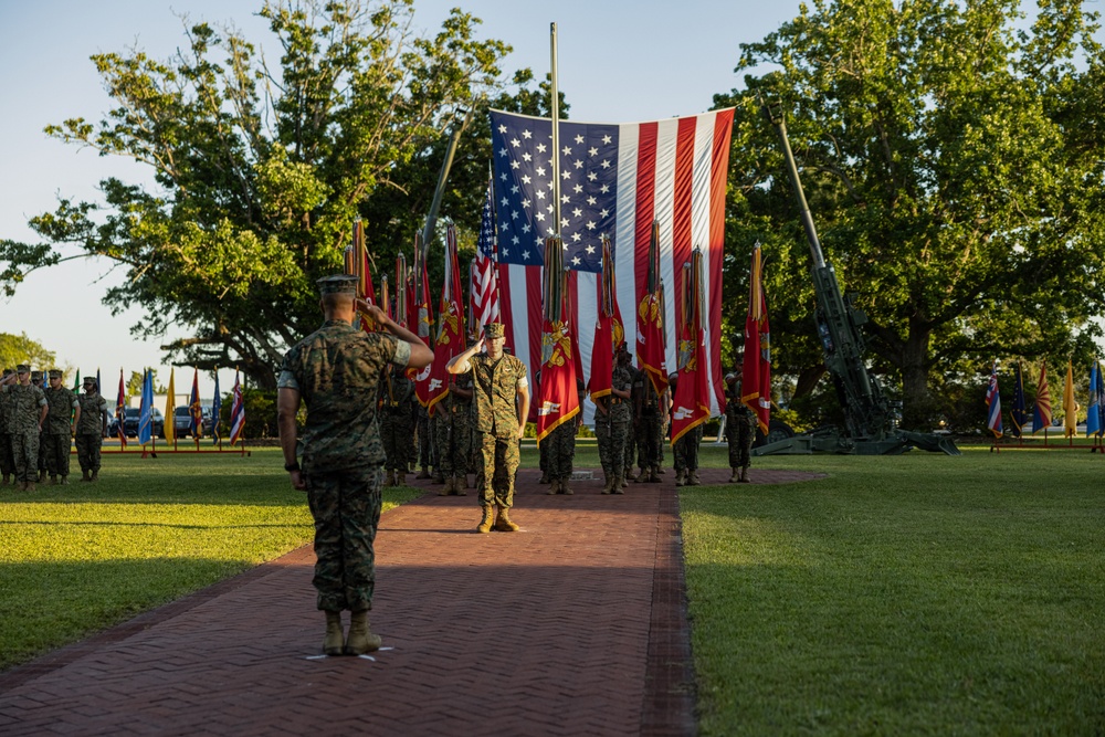 2d Marine Division Commanding General Change of Command