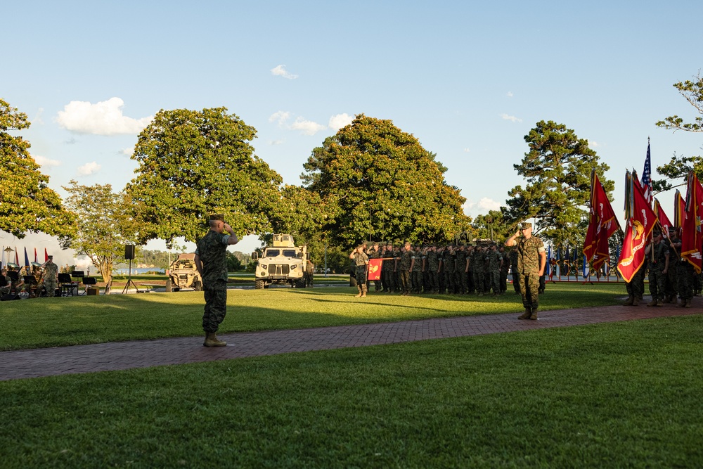 2d Marine Division Commanding General Change of Command