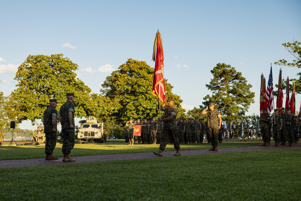 2d Marine Division Commanding General Change of Command