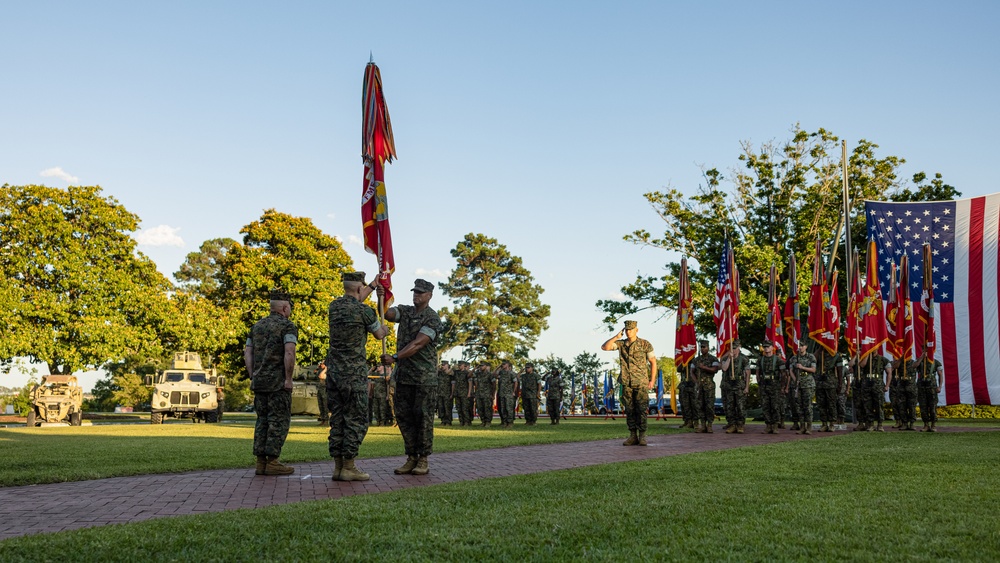 2d Marine Division Commanding General Change of Command