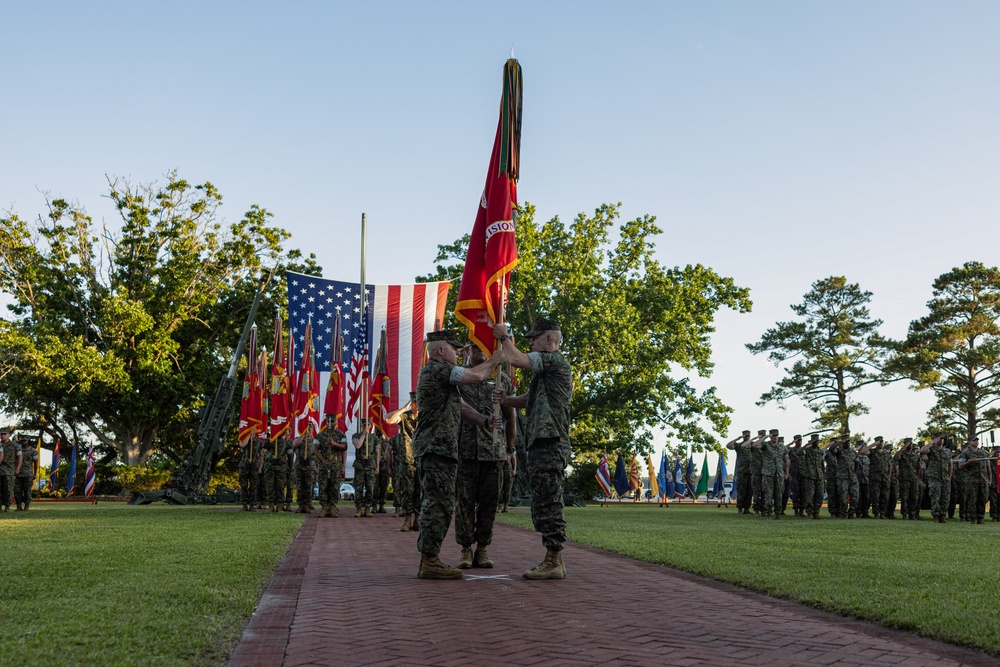 2d Marine Division Commanding General Change of Command