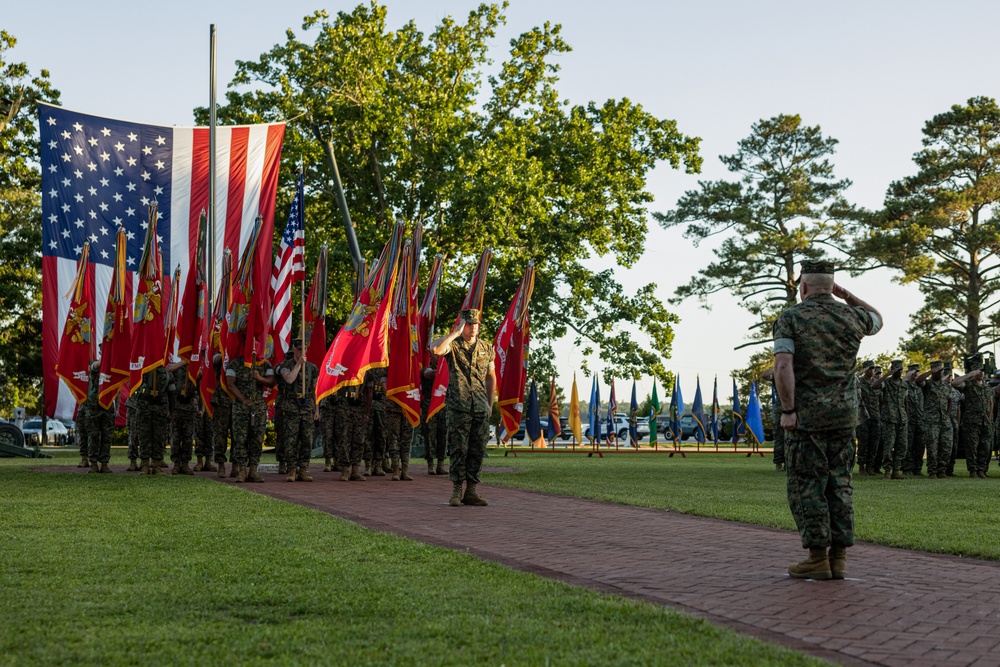 2d Marine Division Commanding General Change of Command