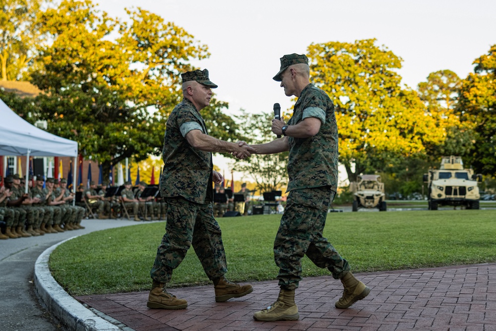 2d Marine Division Commanding General Change of Command